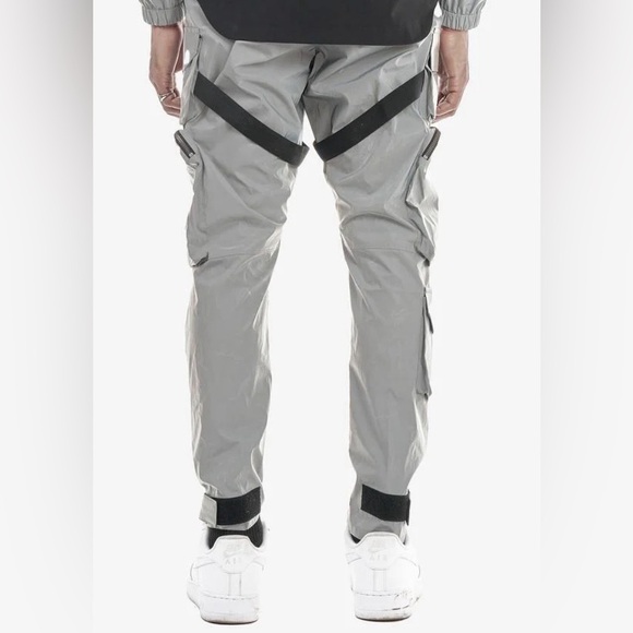 Life Code 3M Pants with Straps ~ Silver (REFLECTIVE) - Picture 6 of 10